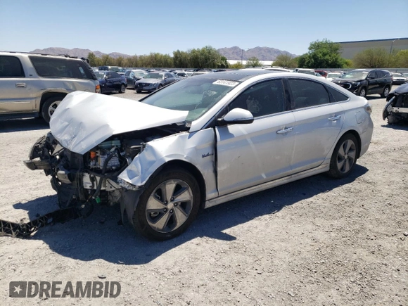 2017 Hyundai Sonata Hybrid Limited with VIN KMHE34L16HA051108, listed as a Copart auction lot 63141923 with 152,407 mi miles. Bid and sale history available at carsss.com. Image 1.