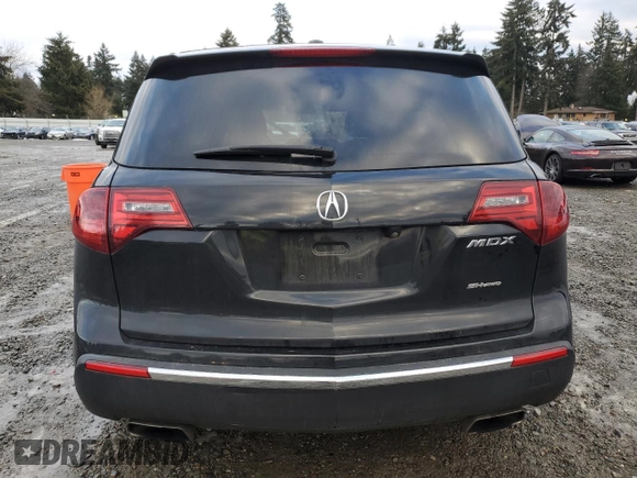 2013 Acura MDX Advance with VIN 2HNYD2H89DH503101, listed as a Copart auction lot 45229545 with 132,084 mi miles and Salvage Title. Bid and sale history available at DreamBid. Image 6.