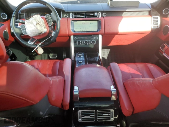 2017 Land Rover Range Rover Autobiography with VIN SALGV2FE6HA358605, listed as a Copart auction lot 42594215 with 66,002 mi miles and Salvage title. Bid and sale history available at DreamBid. Image 8.