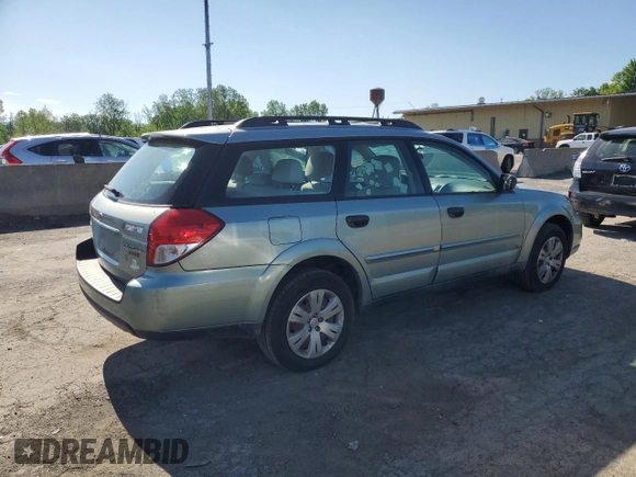 2009 Subaru Outback с VIN 4S4BP60C697328878, выставлен на аукционе Copart как лот 57329025 с пробегом 142 036 миль миль и Чистый • Clean title. История ставок и продаж доступна на DreamBid. Изображение 3.