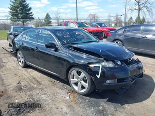 2006 Lexus GS 430 with VIN JTHBN96S565011559, listed as a IAAI auction lot 42021783 with 109,703 mi miles and . Bid and sale history available at DreamBid. Image 1.
