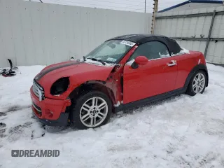 2013 MINI Roadster with VIN WMWSY1C51DT625586, listed as a Copart auction lot 44134685 with 60,159 mi miles and Salvage Title. Bid and sale history available at DreamBid. Image 1.