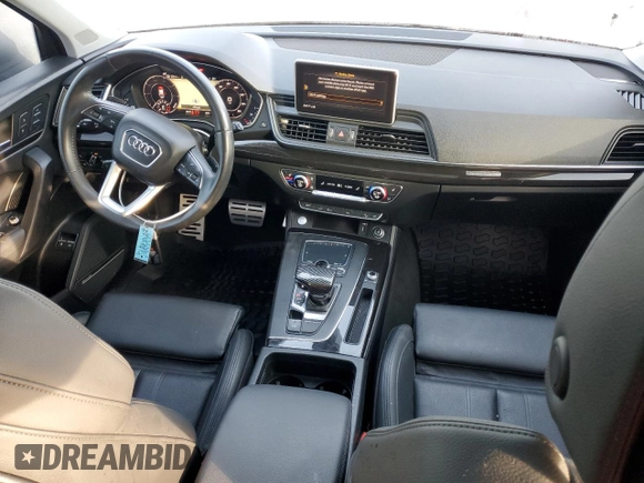 2020 Audi Q5 Premium Plus with VIN WA1E2AFY9L2106176, listed as a Copart auction lot 43373845 with 45,735 mi miles and Salvage title. Bid and sale history available at DreamBid. Image 8.