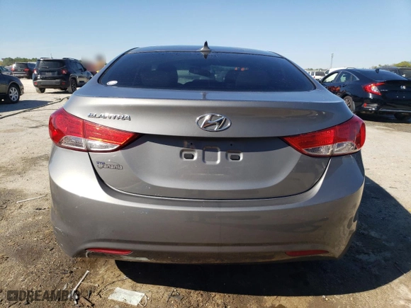 2013 Hyundai Elantra Limited with VIN 5NPDH4AE3DH381394, listed as a Copart auction lot 49690835 with 148,980 mi miles and Salvage Title. Bid and sale history available at carsss.com. Image 6.