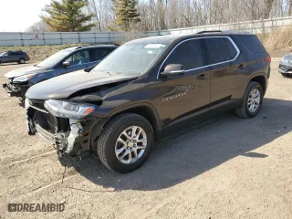 2018 Chevrolet Traverse LT Cloth with VIN 1GNERGKW8JJ245833, listed as a Copart auction lot 53523565 with 128,911 mi miles and Clean Title. Bid and sale history available at carsss.com. Image 1.