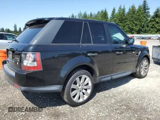 2010 Land Rover Range Rover Sport HSE Lux with VIN SALSK2D49AA219829, listed as a Copart auction lot 59229545 with 148,270 mi miles and Salvage title. Bid and sale history available at DreamBid. Image 3.