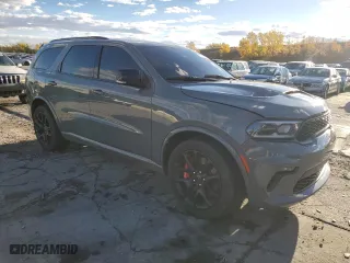 2022 Dodge Durango SRT 392 with VIN 1C4SDJGJ1NC214387, listed as a Copart auction lot 77476474 with 0 mi miles and Salvage Title. Bid and sale history available at carsss.com. Image 4.