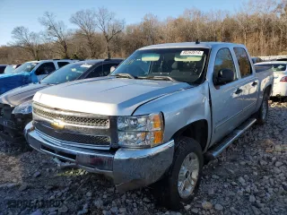 2012 Chevrolet Silverado 1500 LT with VIN 3GCPKSE7XCG168562, listed as a Copart auction lot 83362614 with 207,537 mi miles and Salvage Title. Bid and sale history available at carsss.com. Image 1.