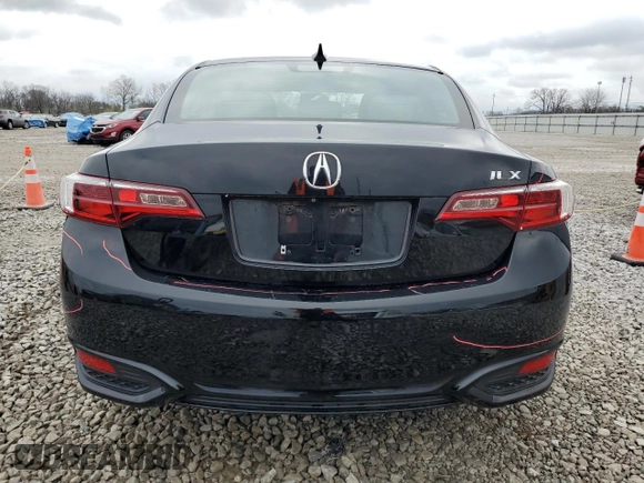 2017 Acura ILX w/Premium Pkg with VIN 19UDE2F77HA011281, listed as a Copart auction lot 52437325 with 57,155 mi miles and Salvage Title. Bid and sale history available at carsss.com. Image 6.