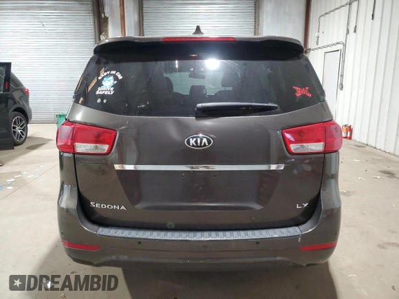 2018 Kia Sedona LX with VIN KNDMB5C10J6349140, listed as a Copart auction lot 48344455 with 103,222 mi miles and Clean Title. Bid and sale history available at carsss.com. Image 6.