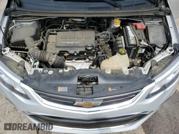 2020 Chevrolet Sonic LT with VIN 1G1JD5SB1L4108704, listed as a Copart auction lot 54554725 with 58,900 mi miles and Salvage title. Bid and sale history available at DreamBid. Image 11.