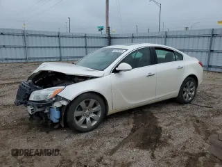 2013 Buick Regal Turbo Premium 1 z VIN 2G4GS5EV0D9247682, wystawiony jako Copart lot #64256555 z przebiegiem Nie podano mil oraz Szkoda całkowita • Salvage title. Historia ofert i sprzedaży dostępna na DreamBid. Obrazek 1.