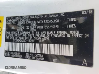 2018 Lexus RX 350 z VIN 2T2BZMCA5JC144799, wystawiony jako Copart lot #57553445 z przebiegiem 59 682 mil mil oraz Szkoda całkowita • Salvage title. Historia ofert i sprzedaży dostępna na DreamBid. Obrazek 13.