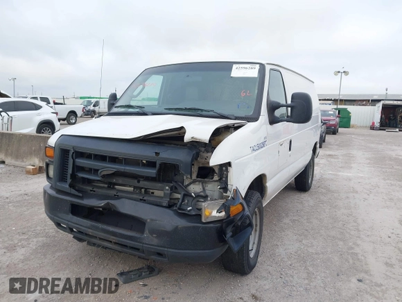 2013 Ford Econoline Cargo Commercial with VIN 1FTNE2EW9DDB02704, listed as a IAAI auction lot 42596289 with 243,629 mi miles and . Bid and sale history available at DreamBid. Image 6.