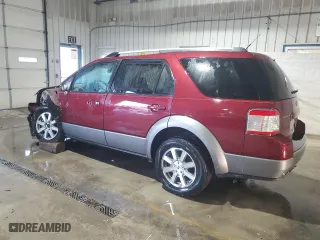 2008 Ford Taurus X SEL with VIN 1FMDK02W48GA22059, listed as a Copart auction lot 43174515 with 136,603 mi miles and Salvage Title. Bid and sale history available at carsss.com. Image 2.