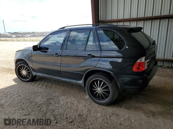 2004 BMW X5 3.0i with VIN 5UXFA13564LU24953, listed as a Copart auction lot 64991284 with 166,859 mi miles and Salvage Title. Bid and sale history available at carsss.com. Image 2.