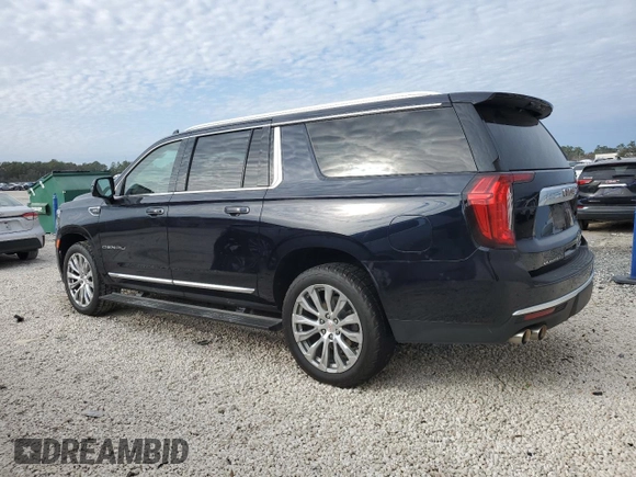 2023 GMC Yukon XL Denali with VIN 1GKS1JKL6PR342758, listed as a Copart auction lot 87909695 with 48,188 mi miles and Clean Title. Bid and sale history available at carsss.com. Image 2.