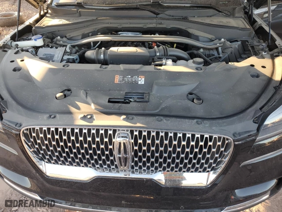 2023 Lincoln Aviator Reserve with VIN 5LM5J7WC9PGL04743, listed as a Copart auction lot 87065414 with 7,906 mi miles and Salvage Title. Bid and sale history available at carsss.com. Image 12.