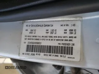 2003 Chrysler Concorde Limited z VIN 2C3HD56GX3H580919, wystawiony jako Copart lot #70894204 z przebiegiem 138 277 mil mil oraz Szkody całkowita. Historia ofert i sprzedaży dostępna na DreamBid. Obrazek 12.