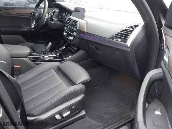 2021 BMW X3 sDrive30i with VIN 5UXTY3C00M9G24273, listed as a IAAI auction lot 41745836 with 41,916 mi miles. Bid and sale history available at carsss.com. Image 5.
