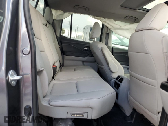 2023 Honda Ridgeline RTL-E with VIN 5FPYK3F79PB010418, listed as a Copart auction lot 62272845 with 39,739 mi miles and Salvage title. Bid and sale history available at DreamBid. Image 10.