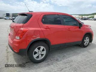 2020 Chevrolet Trax LS with VIN KL7CJKSB3LB350166, listed as a Copart auction lot 57199225 with 107,728 mi miles and Salvage title. Bid and sale history available at DreamBid. Image 3.