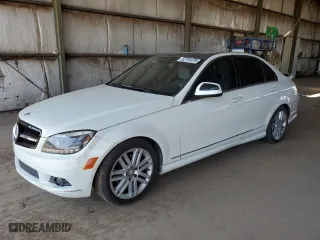 2009 Mercedes-Benz C-Class 3.0L Sport with VIN WDDGF54X39R070544, listed as a Copart auction lot 52791075 with 208,551 mi miles and Salvage Title. Bid and sale history available at carsss.com. Image 1.
