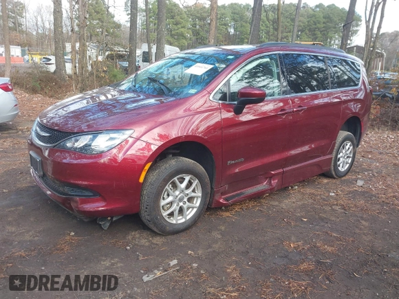 2021 Chrysler Voyager LXi with VIN 2C4RC1DG1MR556020, listed as a IAAI auction lot 41044760 with 6,286 mi miles and . Bid and sale history available at DreamBid. Image 17.