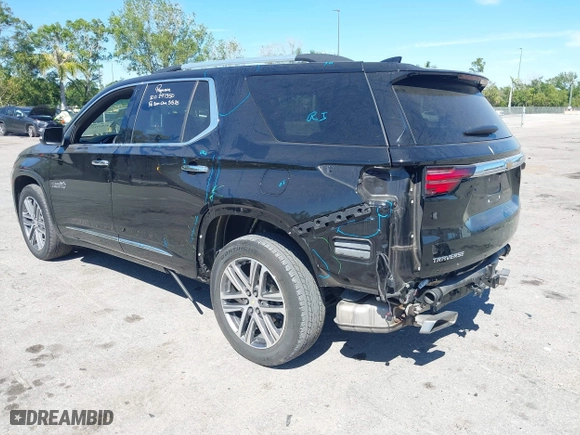 2022 Chevrolet Traverse High Country with VIN 1GNERNKW9NJ152474, listed as a IAAI auction lot 41859157 with 29,348 mi miles. Bid and sale history available at carsss.com. Image 3.