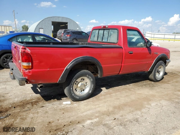 1997 Ford Ranger XLT with VIN 1FTCR11X1VTA20882, listed as a Copart auction lot 70052614 with 211,824 mi miles and Salvage Title. Bid and sale history available at carsss.com. Image 3.