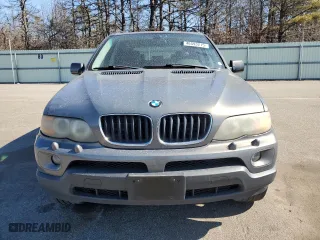 2006 BMW X5 3.0i with VIN 5UXFA13596LY33807, listed as a Copart auction lot 46593215 with 0 mi miles and Salvage Title. Bid and sale history available at carsss.com. Image 5.