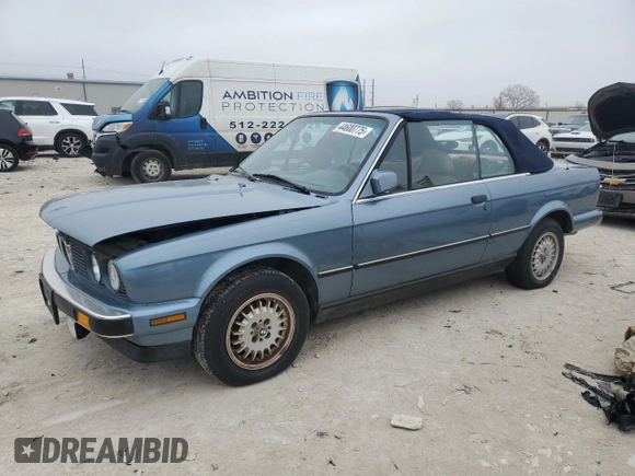 1989 BMW 3 Series z VIN WBABB2309K8862774, wystawiony jako Copart lot #44600775 z przebiegiem 88 683 mil mil oraz Czysty tytuł • Clean title. Historia ofert i sprzedaży dostępna na DreamBid. Obrazek 1.