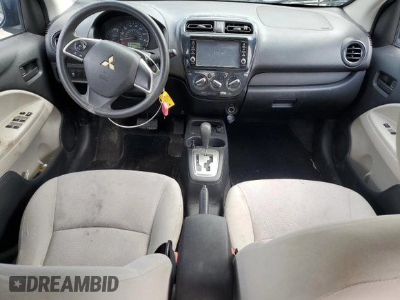 2018 Mitsubishi Mirage G4 ES with VIN ML32F3FJ5JHF05520, listed as a Copart auction lot 66881824 with 124,068 mi miles and Salvage Title. Bid and sale history available at carsss.com. Image 8.