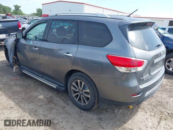 2015 Nissan Pathfinder S with VIN 5N1AR2MN3FC659737, listed as a IAAI auction lot 42238190 with 154,763 mi miles and . Bid and sale history available at DreamBid. Image 3.