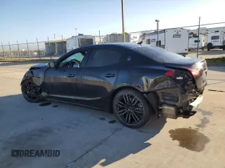 2018 Maserati Ghibli GranSport with VIN ZAM57XSS1J1306477, listed as a Copart auction lot 46716285 with 50,183 mi miles and Salvage Title. Bid and sale history available at carsss.com. Image 2.