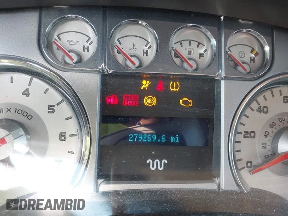 2009 Ford F-150 XL with VIN 1FTPW14VX9KC12608, listed as a IAAI auction lot 41994846 with 279,269 mi miles. Bid and sale history available at carsss.com. Image 7.