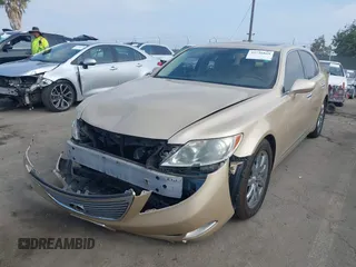 2009 Lexus LS 460 with VIN JTHBL46F195088008, listed as a IAAI auction lot 42726869 with 90,569 mi miles and . Bid and sale history available at DreamBid. Image 2.