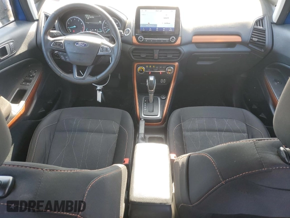 2022 Ford EcoSport SE with VIN MAJ6S3GL7NC456921, listed as a Copart auction lot 44341005 with 28,368 mi miles and Salvage Title. Bid and sale history available at DreamBid. Image 8.
