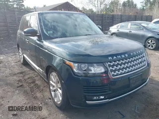 2015 Land Rover Range Rover HSE z VIN SALGS2VF6FA233443, wystawiony jako IAAI lot #42063732 z przebiegiem 65 213 mil mil oraz . Historia ofert i sprzedaży dostępna na DreamBid. Obrazek 1.