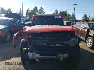 2022 Ford Bronco Raptor with VIN 1FMEE5JR9NLA51063, listed as a Copart auction lot 80784674 with 15,059 mi miles and Salvage Title. Bid and sale history available at carsss.com. Image 5.