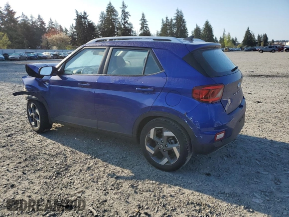 2020 Hyundai Venue SEL with VIN KMHRC8A30LU018500, listed as a Copart auction lot 54141175 with 42,945 mi miles and Salvage Title. Bid and sale history available at carsss.com. Image 2.
