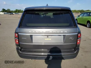 2018 Land Rover Range Rover with VIN SALGS2RE9JA380477, listed as a Copart auction lot 63457955 with 46,568 mi miles and Salvage title. Bid and sale history available at DreamBid. Image 6.