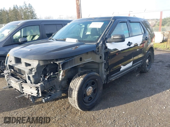 2015 Ford Utility Police Interceptor with VIN 1FM5K8AR1FGA04470, listed as a IAAI auction lot 41802824 with 109,577 mi miles. Bid and sale history available at carsss.com. Image 17.