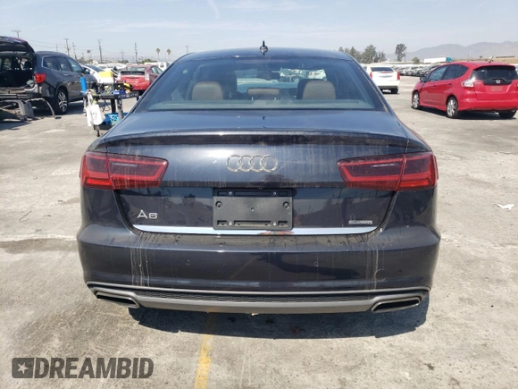 2016 Audi A6 Premium Plus with VIN WAUGFAFC3GN021701, listed as a Copart auction lot 74698884 with 93,137 mi miles and Salvage title. Bid and sale history available at DreamBid. Image 6.