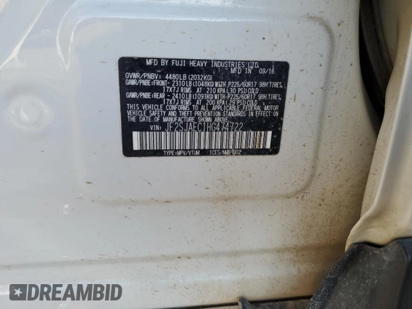 2017 Subaru Forester Premium with VIN JF2SJAEC1HG474722, listed as a Copart auction lot 81952874 with 138,018 mi miles and Salvage Title. Bid and sale history available at carsss.com. Image 15.