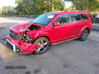 2016 Dodge Journey Crossroad z VIN 3C4PDCGB7GT124288, wystawiony jako IAAI lot #42062182 z przebiegiem 108 405 mil mil oraz . Historia ofert i sprzedaży dostępna na DreamBid. Obrazek 2.