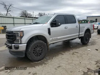 2021 Ford Super Duty F-250 SRW XL with VIN 1FT7W2BT9MEC95446, listed as a Copart auction lot 44594545 with 75,348 mi miles and Salvage Title. Bid and sale history available at carsss.com. Image 1.