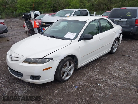 2008 Mazda 6 i Sport VE with VIN 1YVHP80C485M15970, listed as a IAAI auction lot 41972562 with 224,587 mi miles. Bid and sale history available at carsss.com. Image 2.