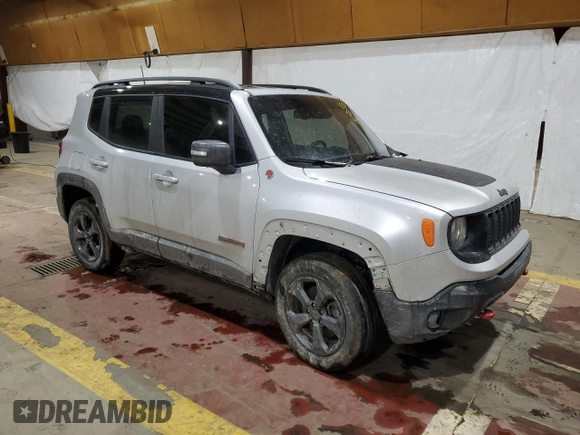 2021 Jeep Renegade Trailhawk z VIN ZACNJDC16MPM23404, wystawiony jako Copart lot #86534924 z przebiegiem 43 849 mil mil oraz Szkoda całkowita • Salvage title. Historia ofert i sprzedaży dostępna na DreamBid. Obrazek 4.
