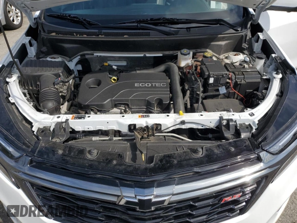 2022 Chevrolet Equinox RS z VIN 3GNAXMEV5NS212489, wystawiony jako Copart lot #51080555 z przebiegiem 28 364 mil mil oraz Szkoda całkowita • Salvage title. Historia ofert i sprzedaży dostępna na DreamBid. Obrazek 12.